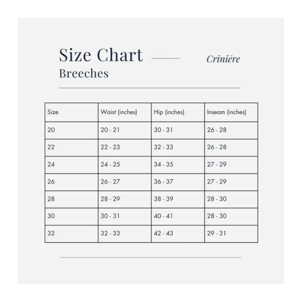 Criniere Juliette Pro High Compression Show Breeches