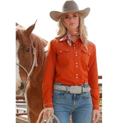 Cruel Denim Boot Stitch Snap Shirt