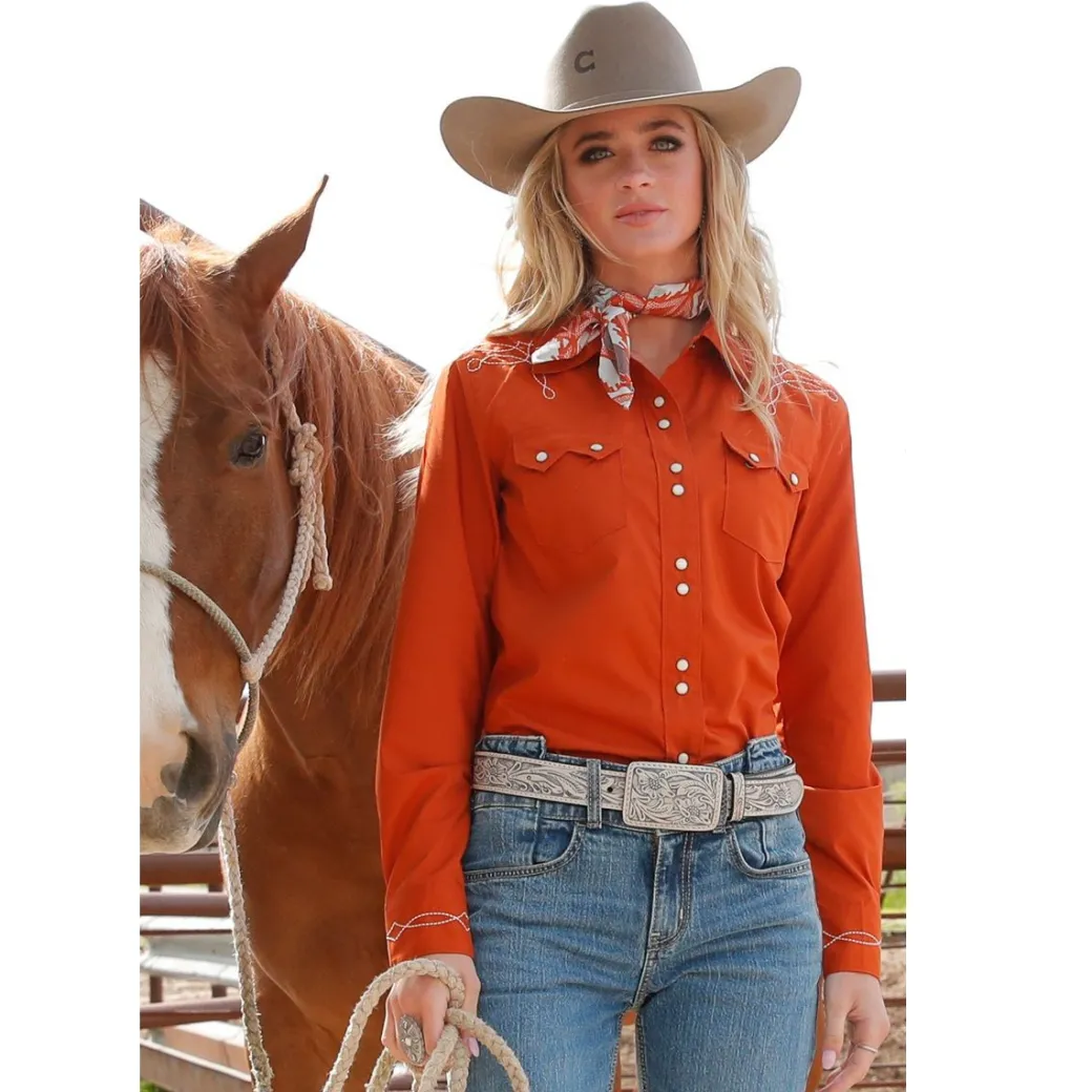 Cruel Denim Boot Stitch Snap Shirt