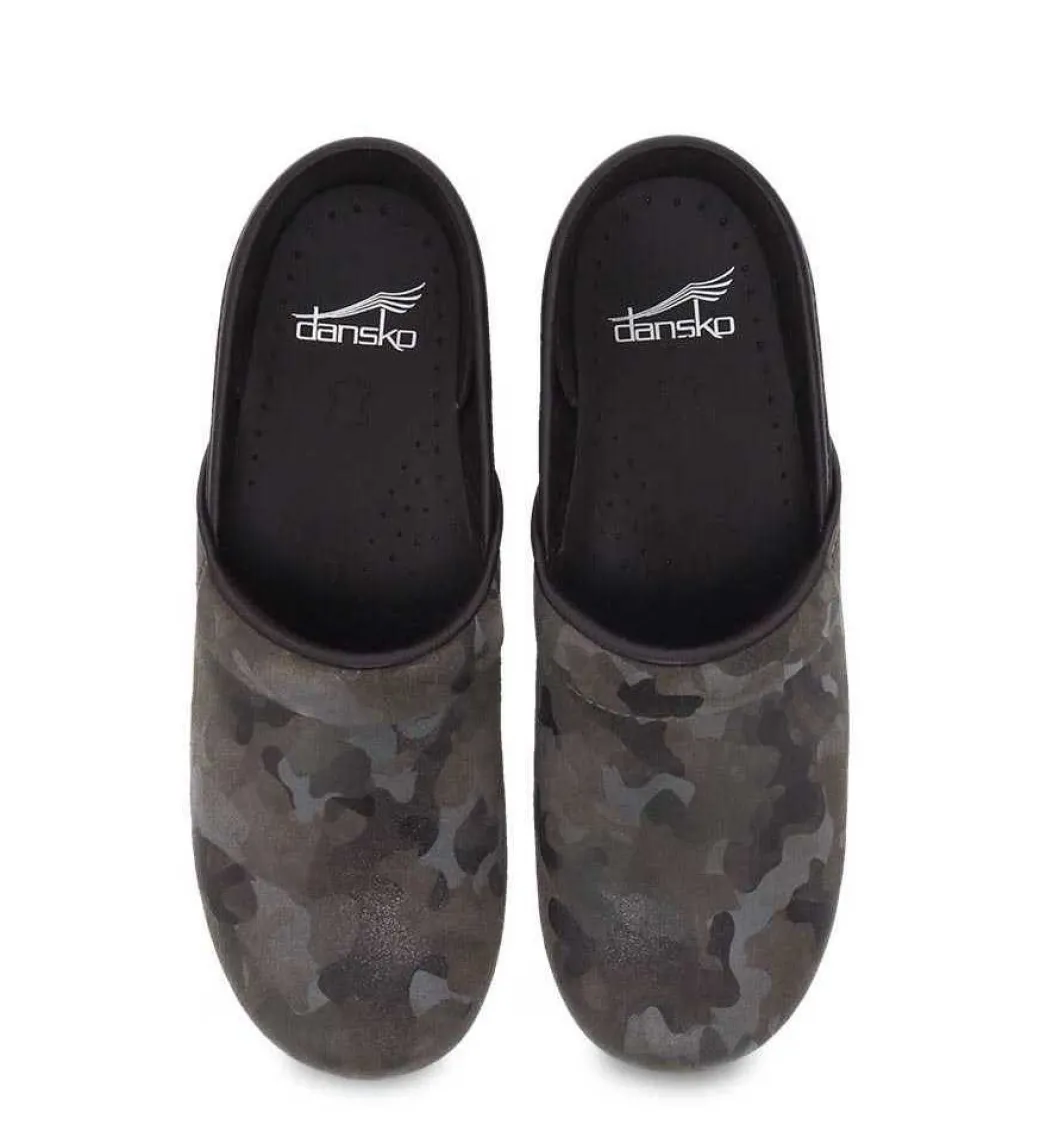 Dansko Professional Clog Suede Print