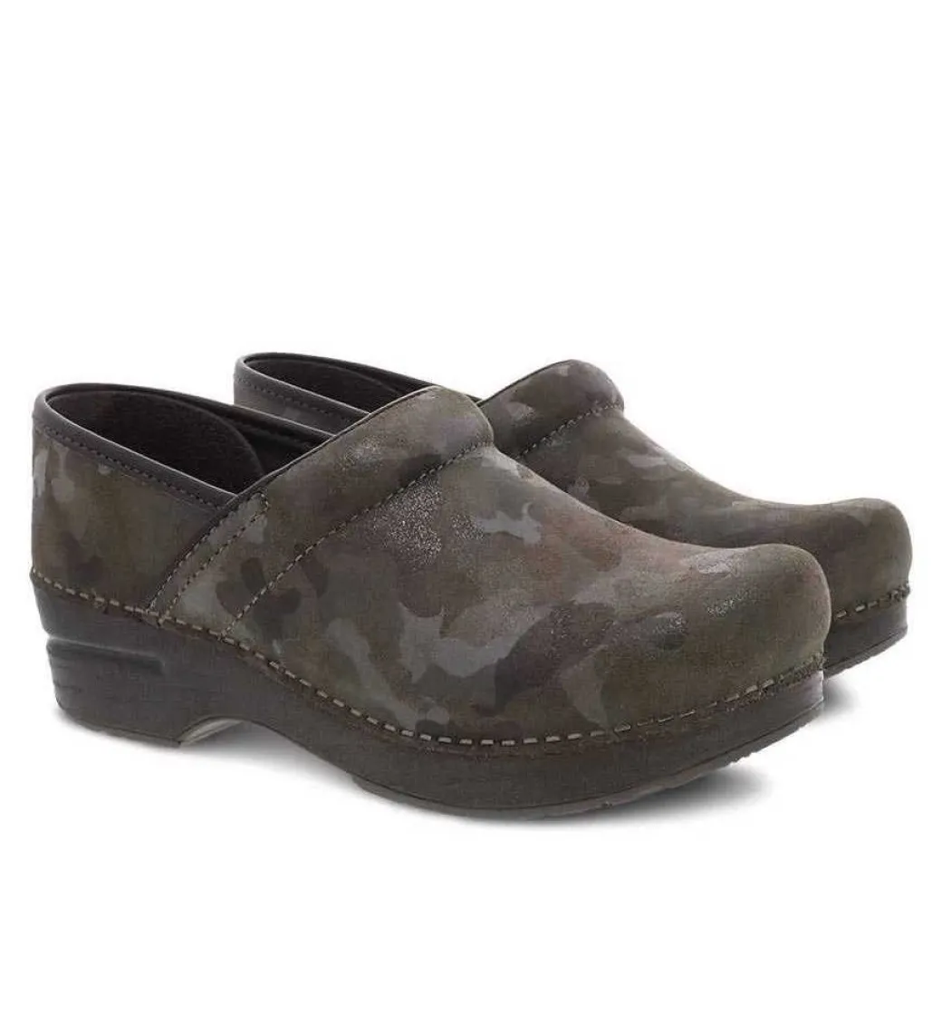 Dansko Professional Clog Suede Print