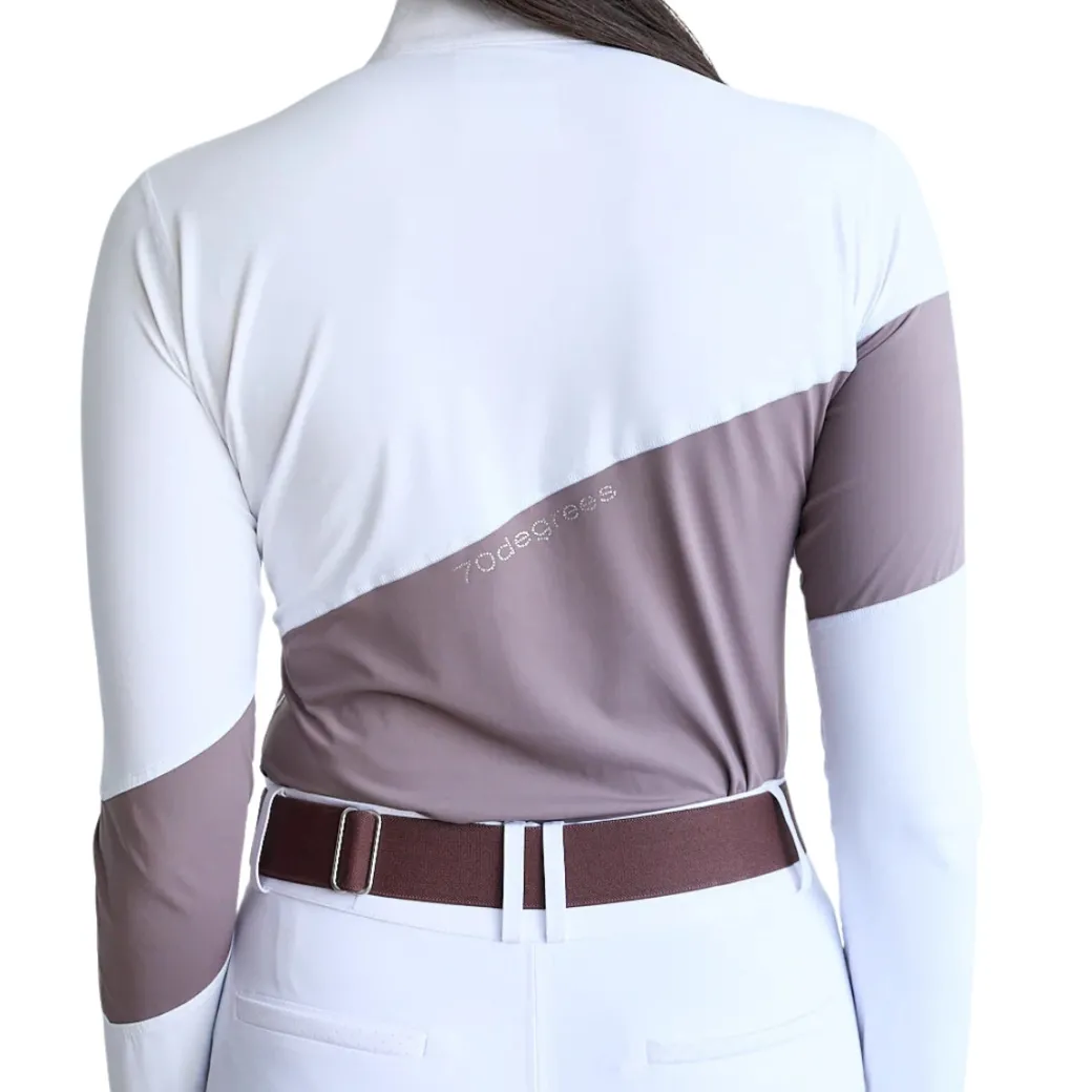 70 Degrees Asymm Long Sleeve Show Shirt