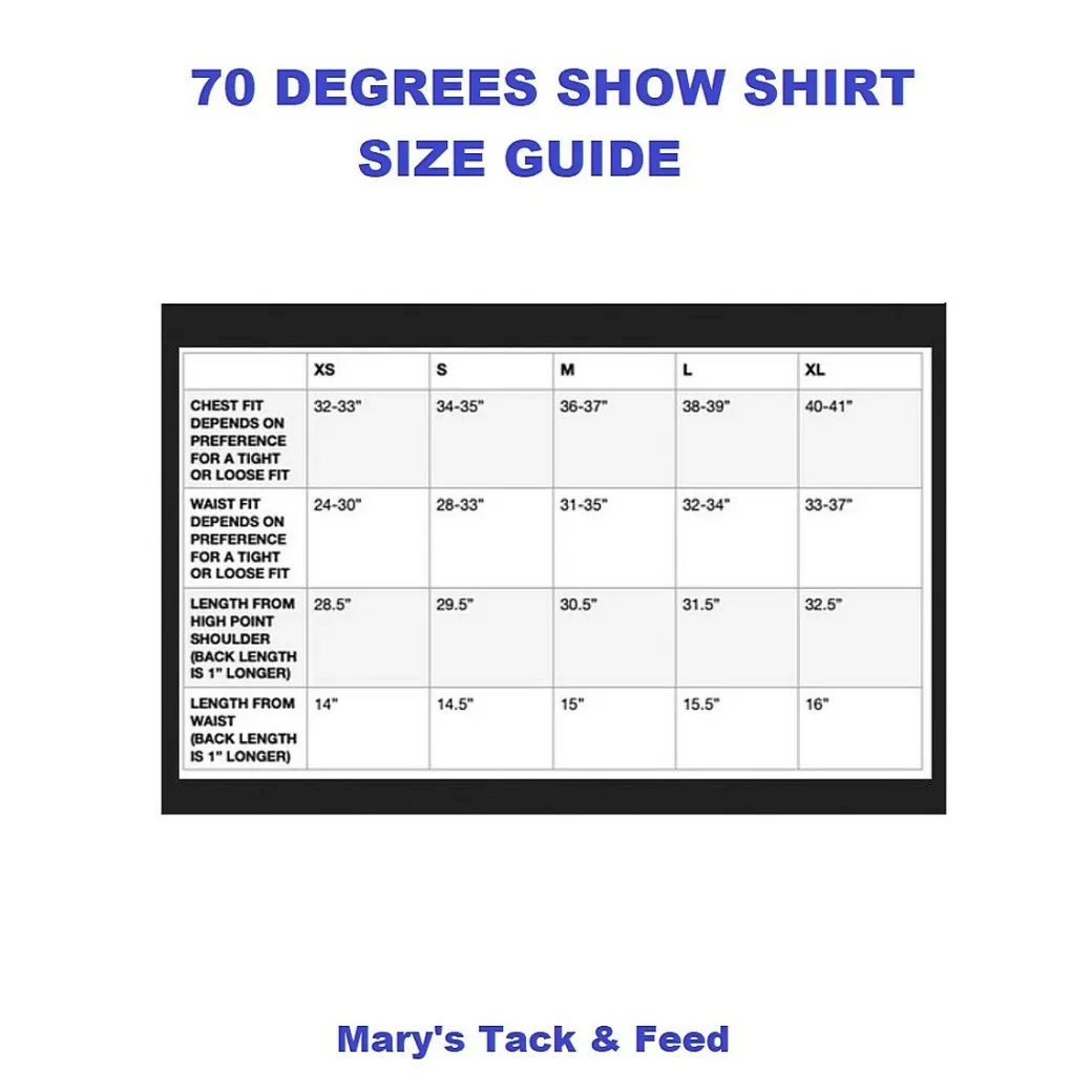 70 Degrees Asymm Long Sleeve Show Shirt