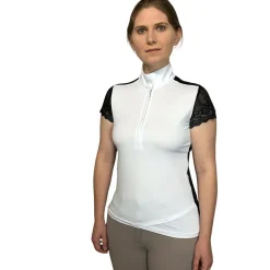 70 Degrees Lace Sleeve SS Show Shirt