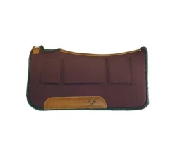 Diamond Wool Contoured Relief Western Saddle Pad