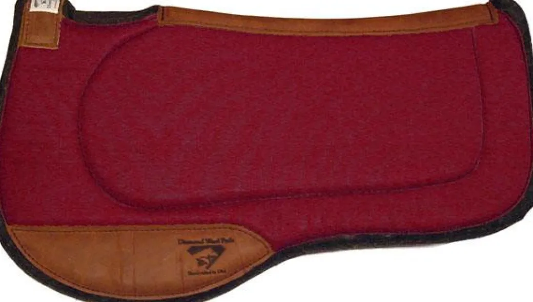 Diamond Wool Endurance Contoured Ranch Pad - Square