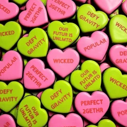 EQC Wicked Conversation Hearts Horse Cookies