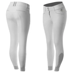 Equinavia Victoria KP Breeches | White/Pearl