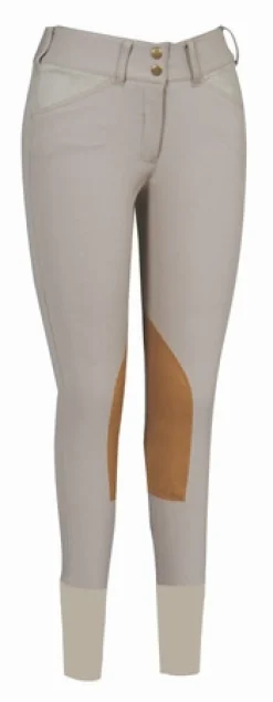 Equine Couture Champion Front Zip Euro Seat Breech for Girls