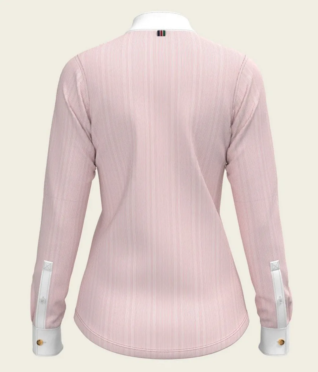 Espoir Stripes Long Sleeve Show Shirt