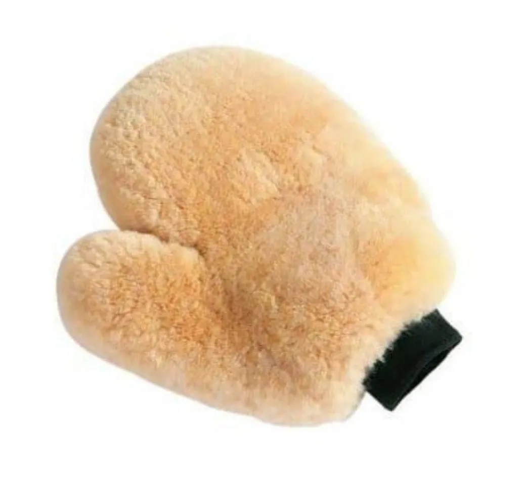 Fleeceworks Sheepskin Grooming Mitt