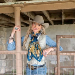 Fringe Scarves Back When They Bucked Silk Wild Rag