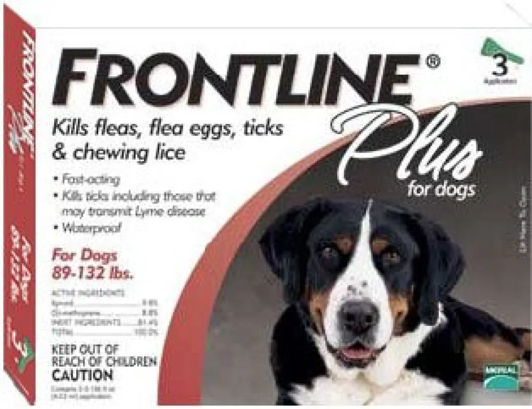 Frontline Plus For Dogs 89-132 lbs