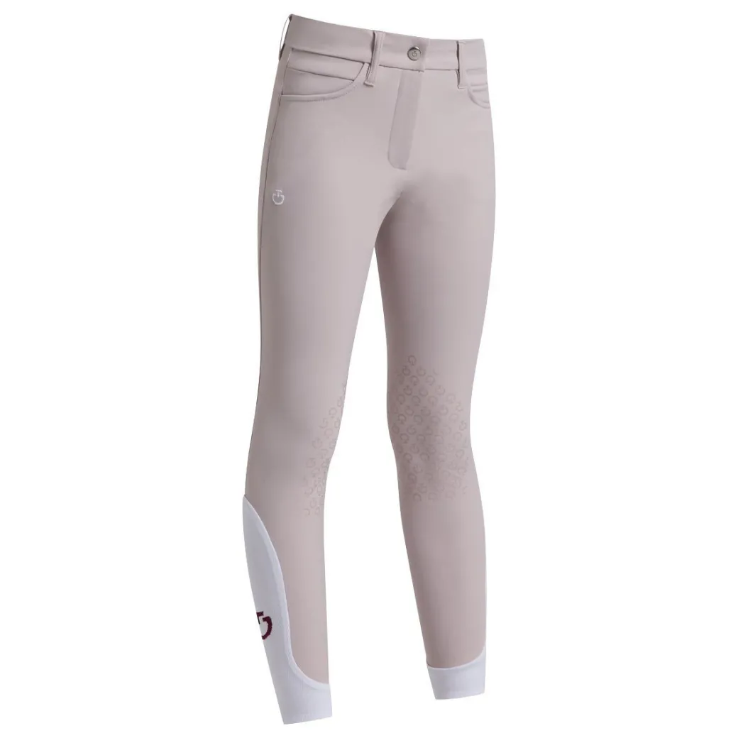 Girls Cavalleria Toscana Grip Breeches | Violet Ice