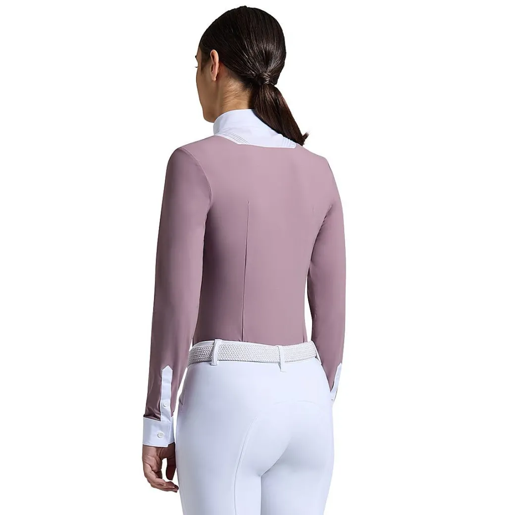 Girls' Cavalleria Toscana LS Show Shirt | Grape Shake
