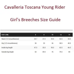 Girls Cavalleria Toscana Mini Hearts KP Breeches