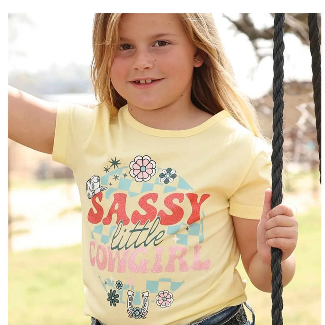 Girls Cruel Denim Sassy Little Cowgirl Tee