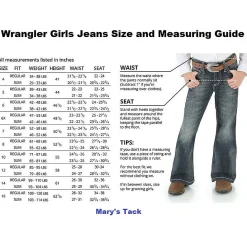 Girls Wrangler Retro Germaine Slim Bootcut Jeans