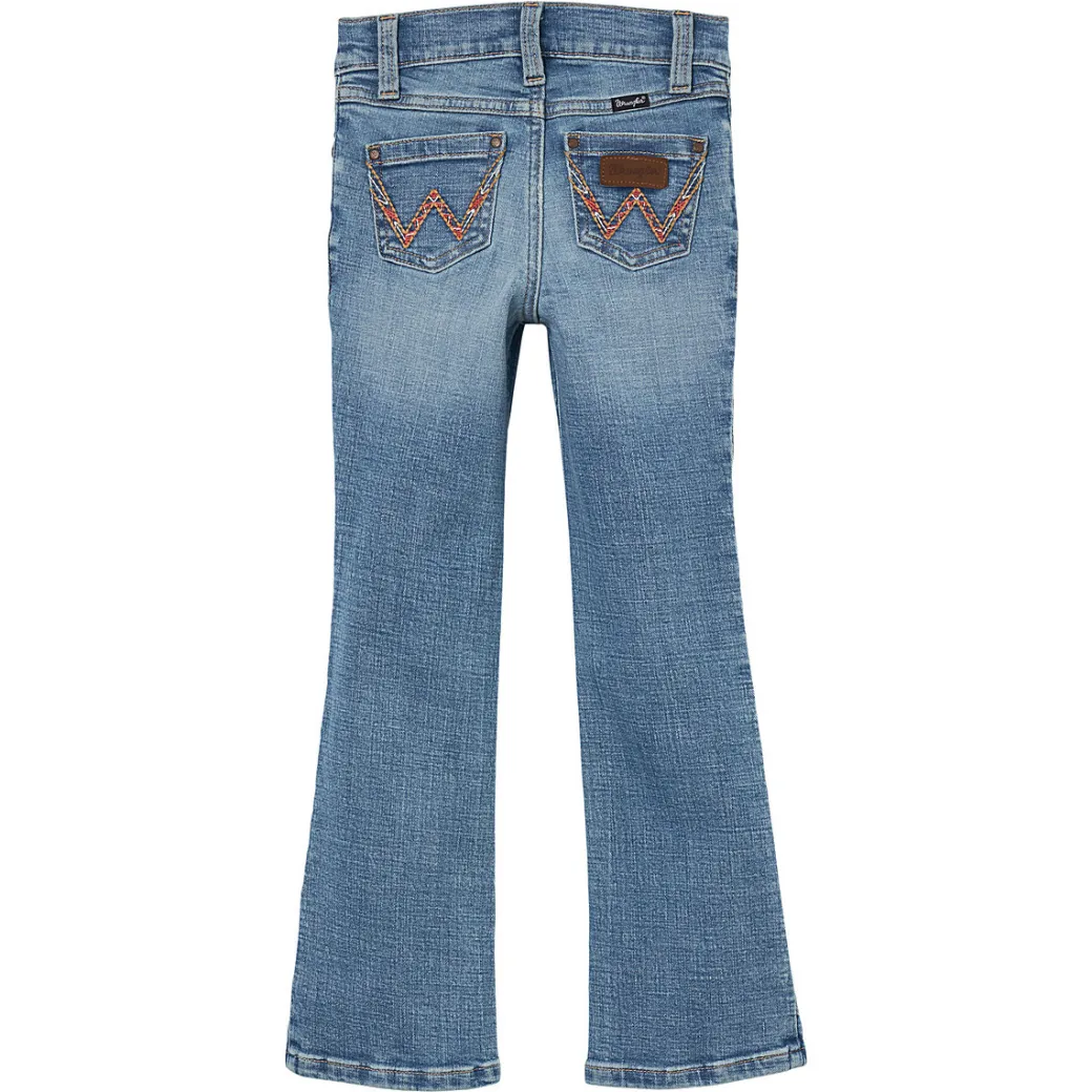 Girls Wrangler Retro Germaine Slim Bootcut Jeans