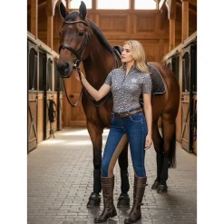 Goode Rider Ideal SS Show Shirt | Safari Hearts