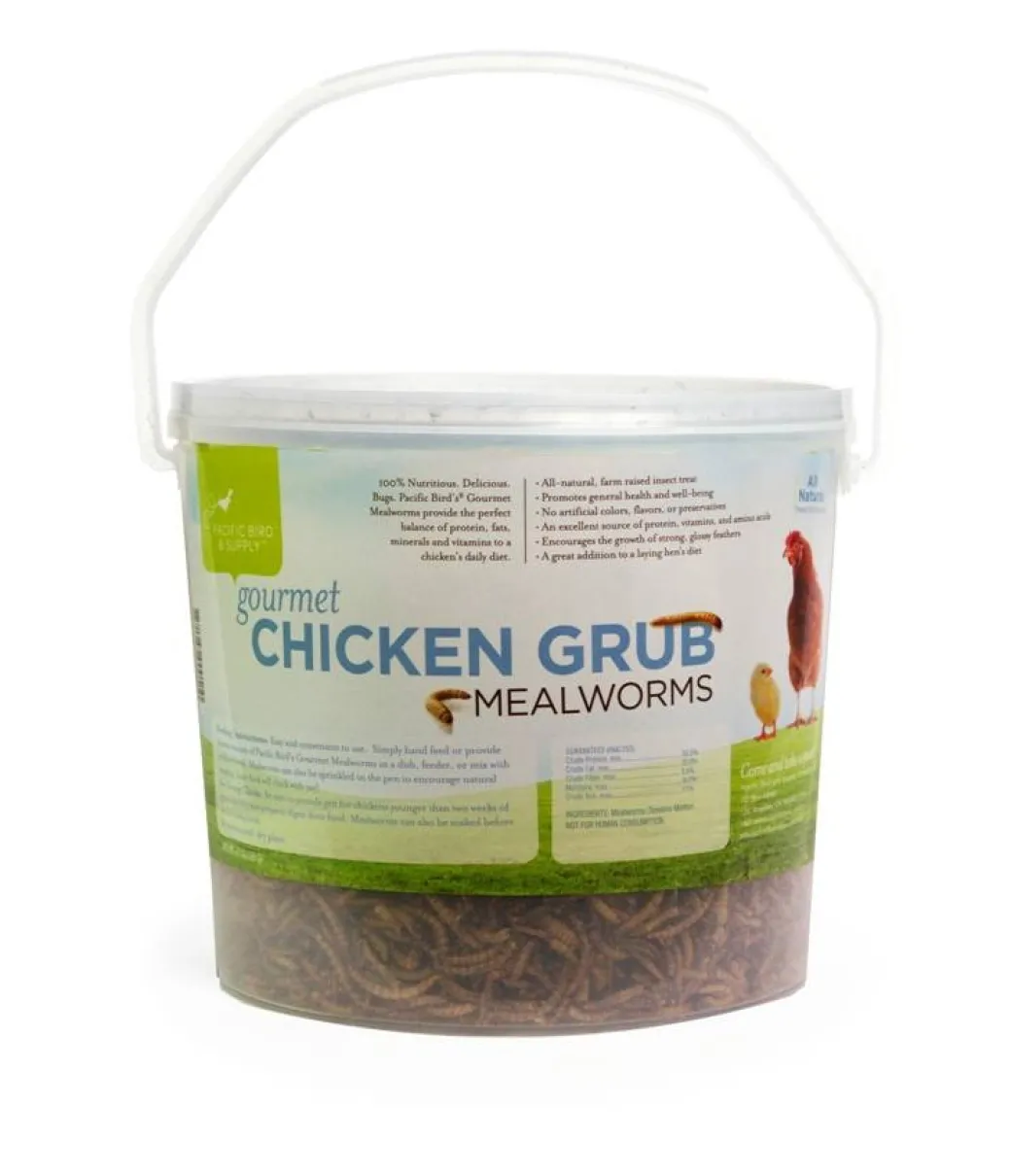 Gourmet Chicken Grub Mealworm Treats 27 oz