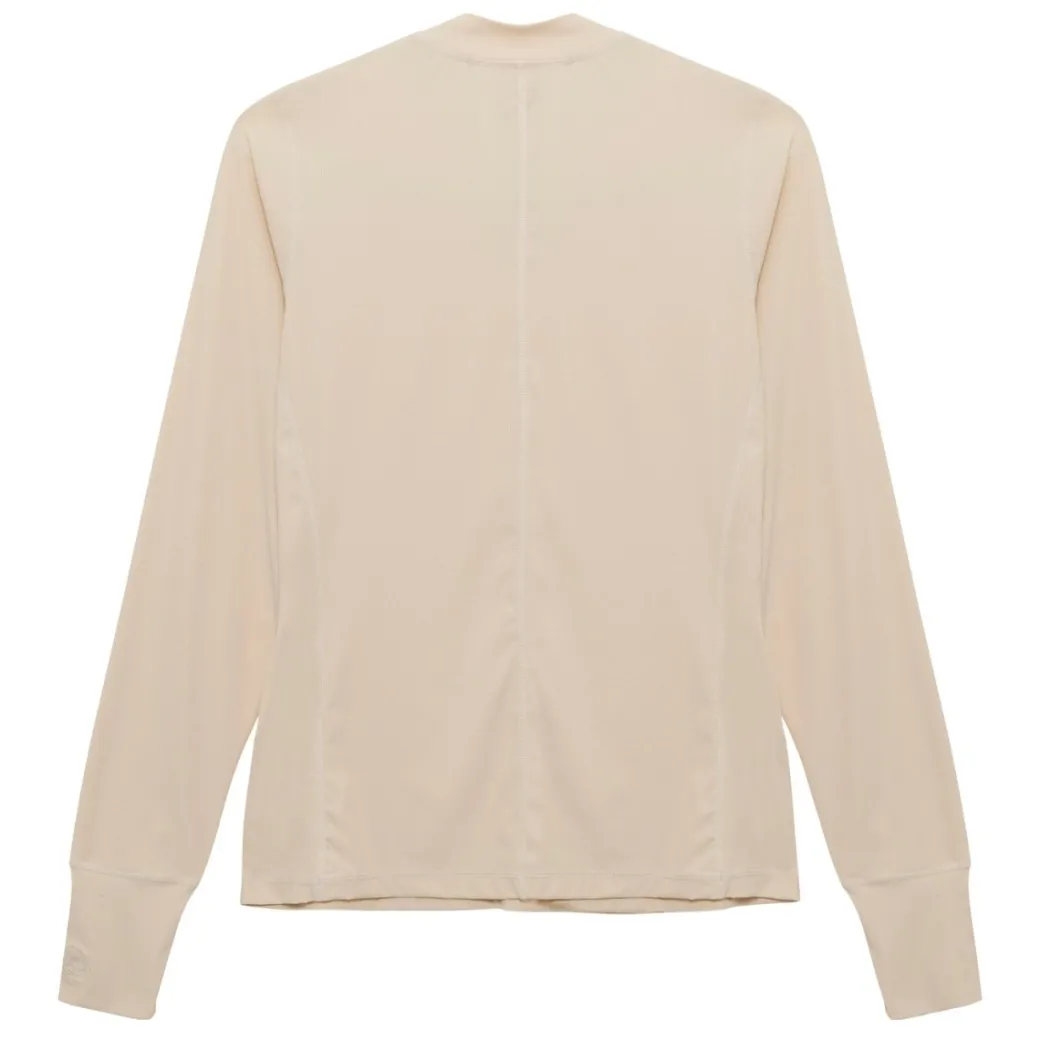Hannah Childs Cameron Rib Mock Neck Performance Top