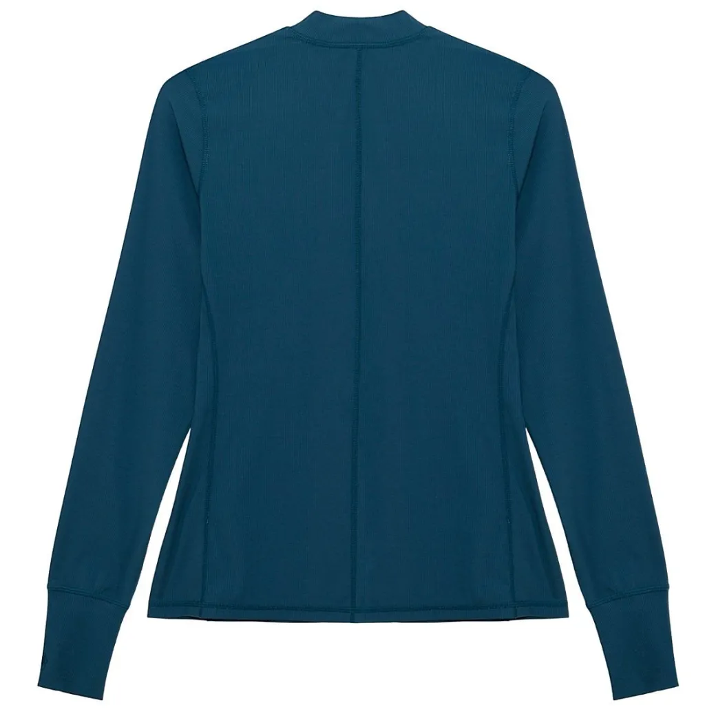 Hannah Childs Cameron Rib Mock Neck Performance Top