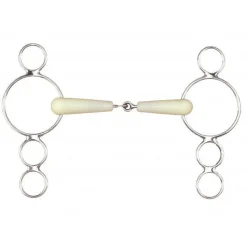 Happy Mouth Single Jointed Pessoa 3-Ring Gag