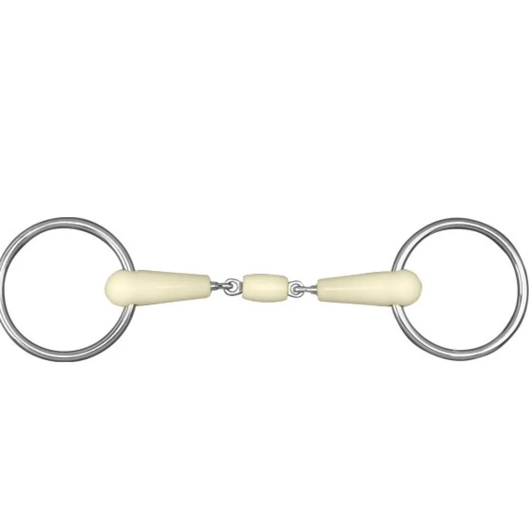 Happy Mouth Thin Double Jointed Roller Loose Ring
