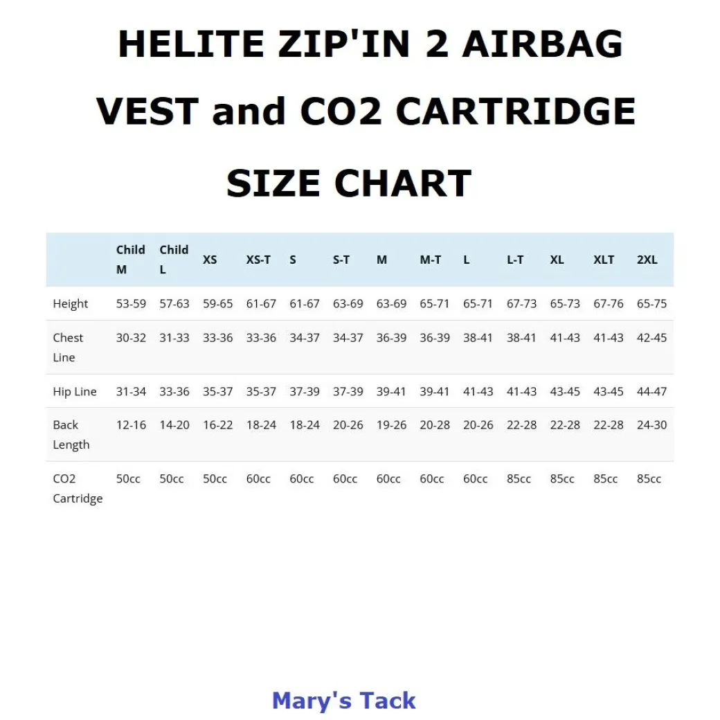Helite Zip'In 2 Airbag Vest | Adult