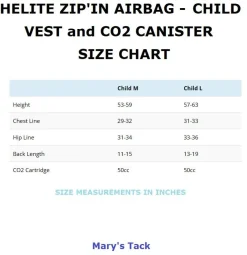 Helite Zip'In 2 Airbag Vest | Child