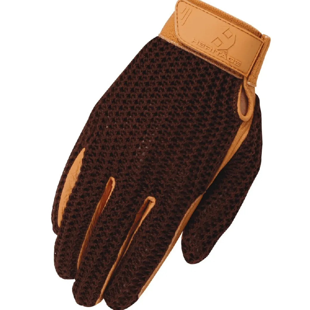 Heritage Crochet Riding Gloves