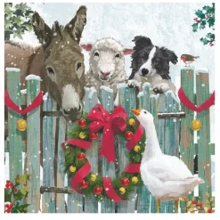 Holiday Get Together Paper Lunch Napkins