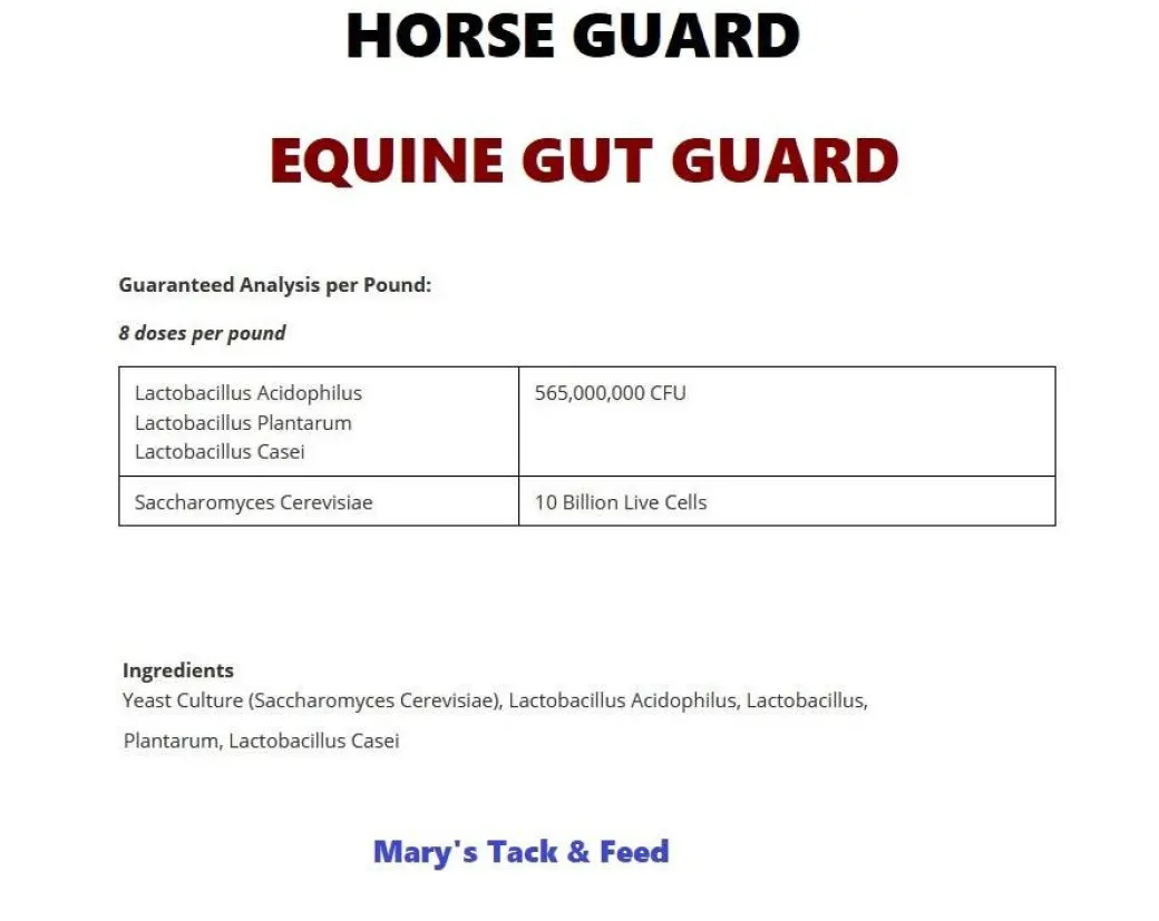 Horse Guard Equine Gut Guard