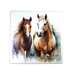 Horses Ceramic Coasters