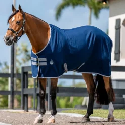 Horseware Amigo Stable Sheet | Navy/Grey