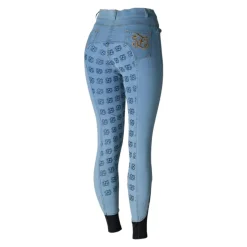 Horze Jessie Denim Full Grip Breeches
