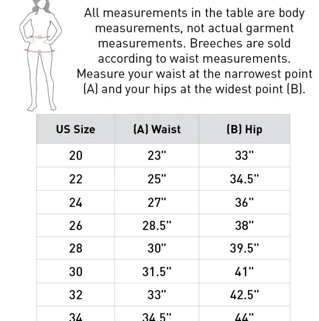 Horze Jessie Denim Full Grip Breeches