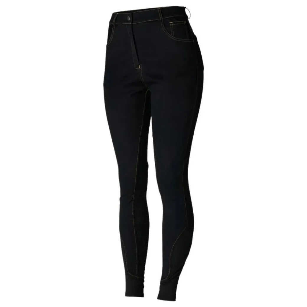 Horze Jessie Denim Full Grip Breeches