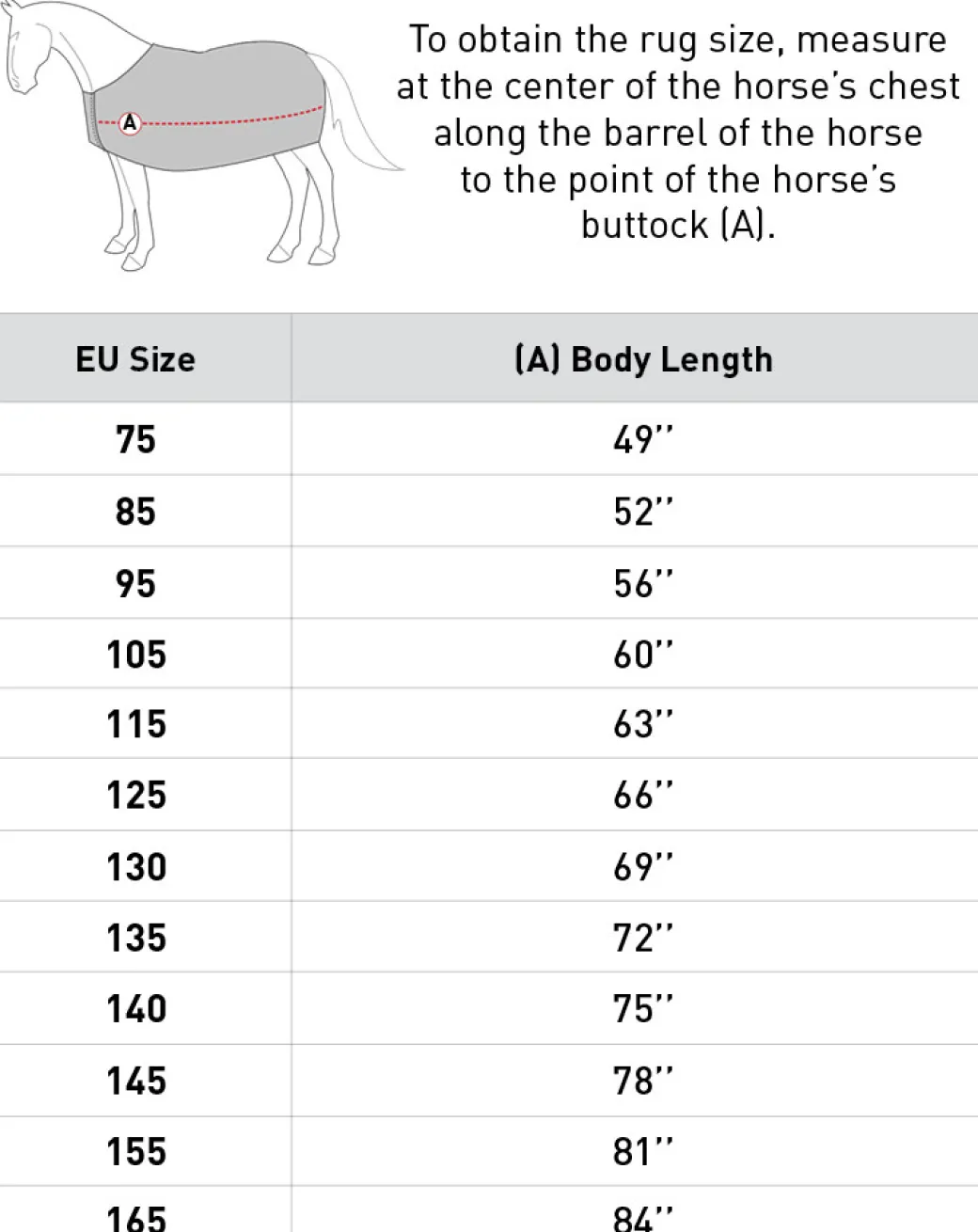 Horze Pony Trixi Turnout Sheet