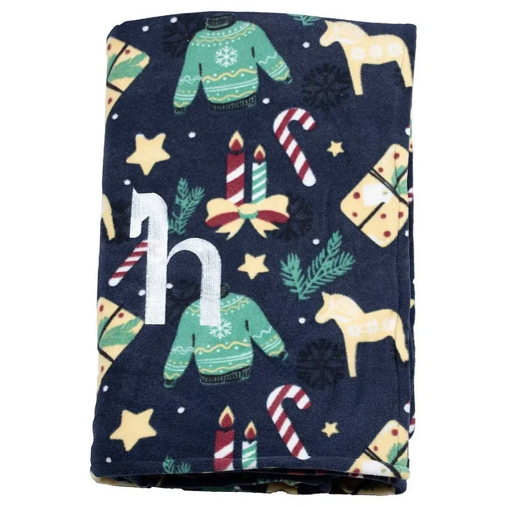 Horze Santa Christmas Throw Blanket