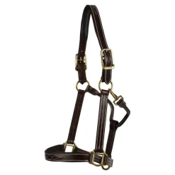 Huntley Fancy Stitch Padded Leather Halter