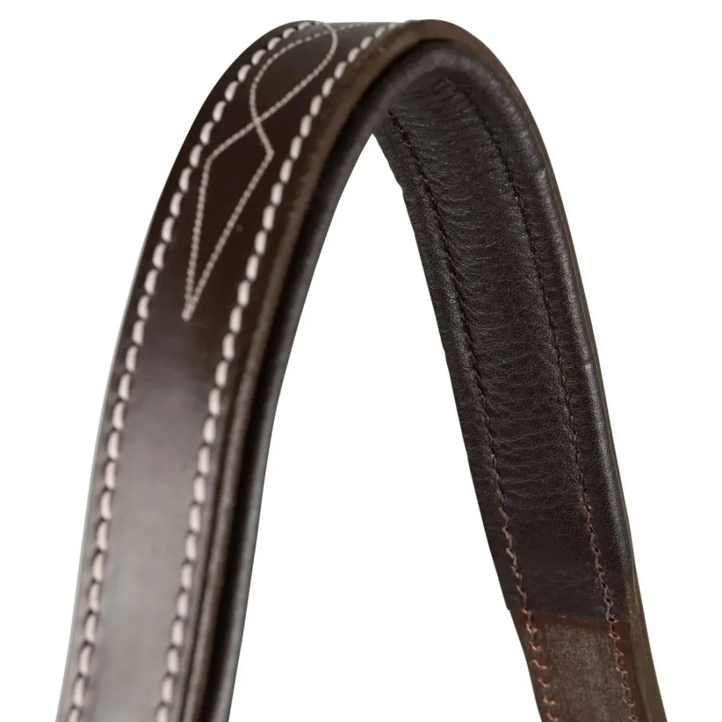Huntley Fancy Stitch Padded Leather Halter