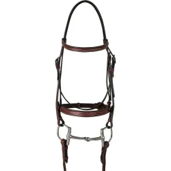 Huntley Fancy Stitch Schooling Hunter Bridle