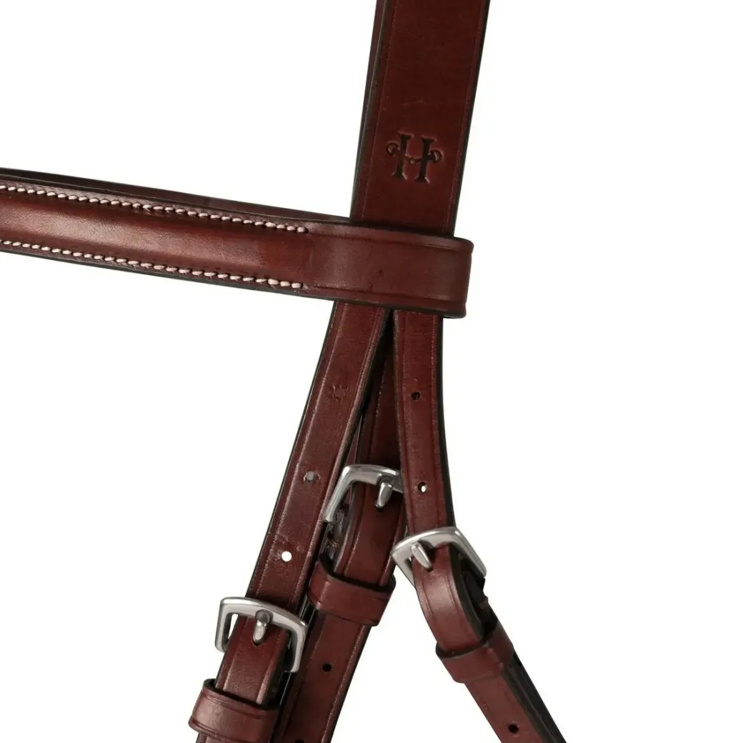 Huntley Fancy Stitch Schooling Hunter Bridle