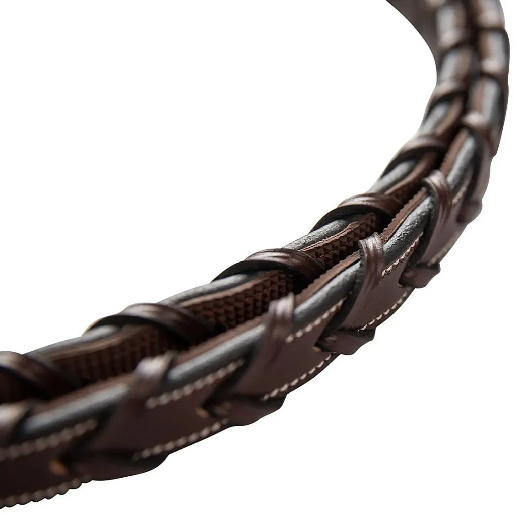 Huntley Fancy Stitch SR Rubber Lined Laced Reins