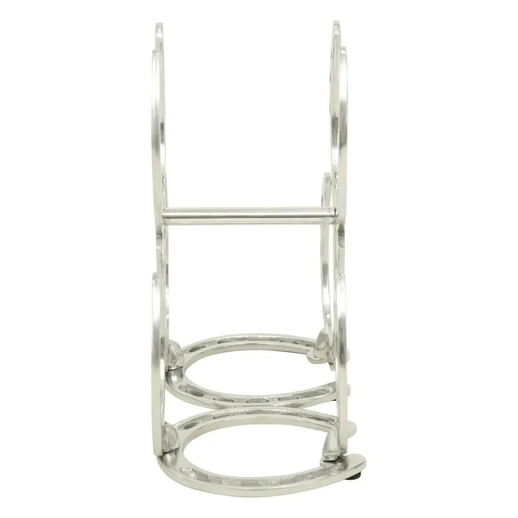 Huntley Horseshoe 3-Bottle Wine Rack
