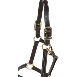 Huntley Triple Stitch Leather Halter