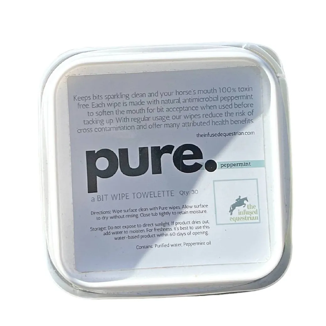 Infused Equestrian Pure Bit Wipes