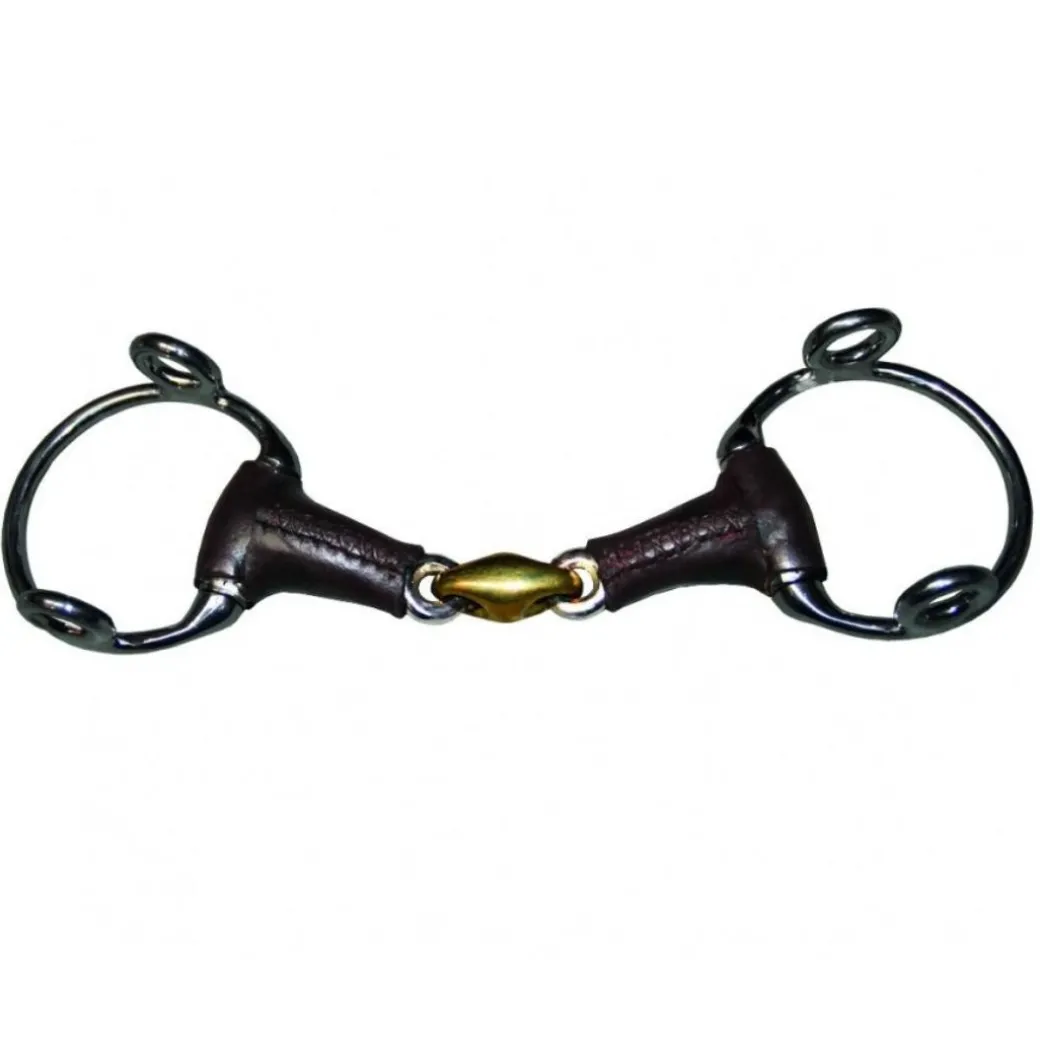 Jump'In Leather Wrap Lozenge Eggbutt Gag